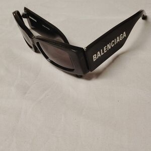 Balenciaga Black Designer Sunglasses